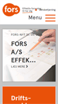 Mobile Screenshot of fors.dk